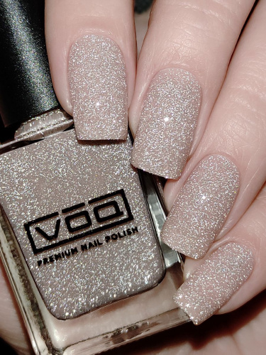 Лак Для Ногтей Лечебный Укрепляющий Светоотражающий Коричневый VOQ Fizz