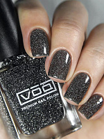 Лак Для Ногтей Лечебный Укрепляющий Светоотражающий Черный VOQ Black Nights