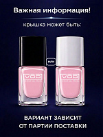 Лак Для Ногтей Укрепляющий Светло-Розовый Нюдовый Полу Прозрачный VOQ Soft Pink